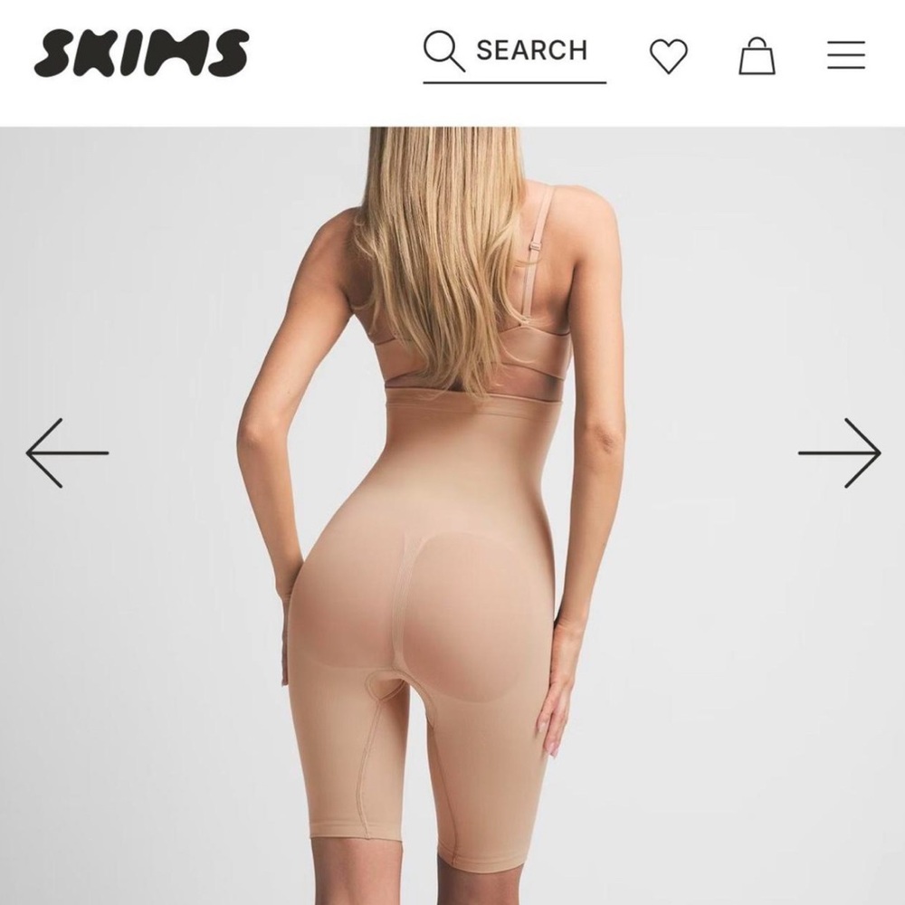 SKIMS Women's Beige Shapewear Shorts
